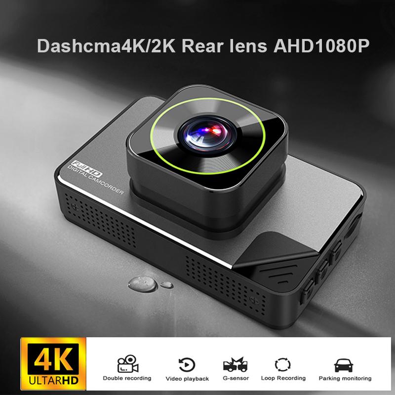 Dual Dash Camera for Car Wifi 4K 2K Rear Lens Car Black Box Dual Recording Wifi Car Dashcam 4K With G-sensor Loop Record Camera
