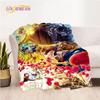 Märchendecke, Picknickmatte, Die Schöne und das Biest, Flanelldecke, Wohnzimmer-Schlafsofa, warme Decke, weiche Decke für Mädchen und Kinder