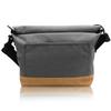 Outdoor Products Classic Mini Messenger Bag with Suede Trim, 1000D Nylon, Gray, 22409706