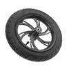 12-tums Scooter Ersättningsframhjul Aluminiumlegeringar Fälgar för Skivbroms Elektrisk Scooter Däck med Nav Gummidäck