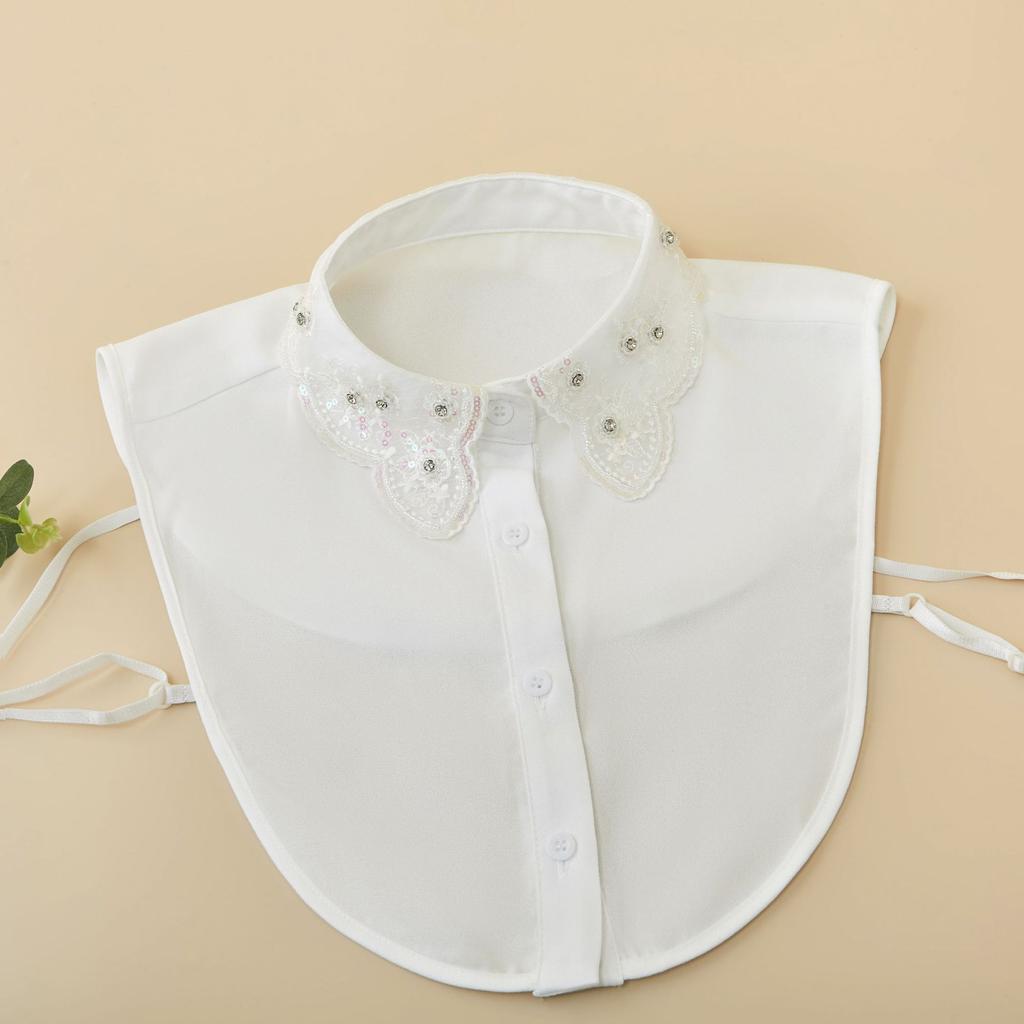 Perfect Match Fashion Ladies Half-Shirt Lace False Collar For Women'S Shirt Blouse Tops Removable Detachable Collars Clothes Accessories