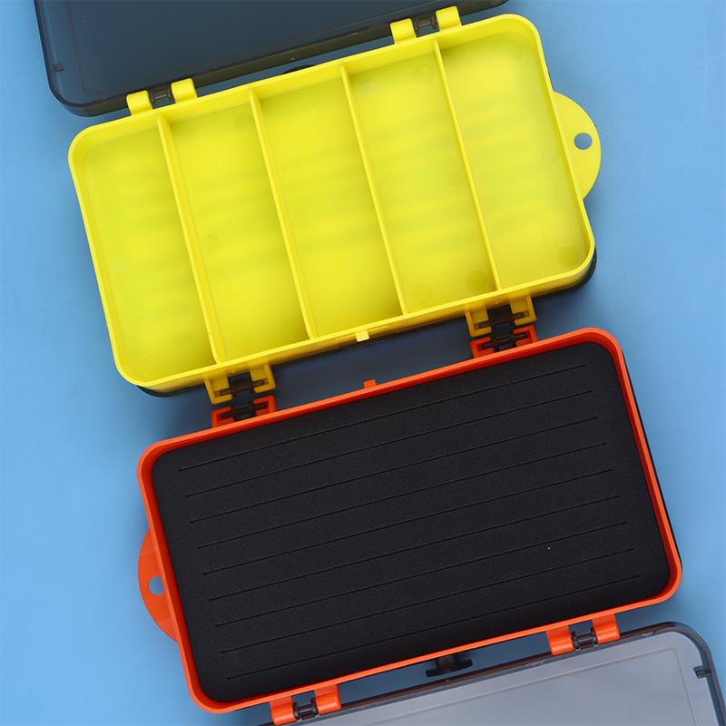 87Pcs/Set Portable Fishing Tackle Storage Box Double Layer Abs Bait Organizer With Dividers For Lures Hooks Water-Resistant