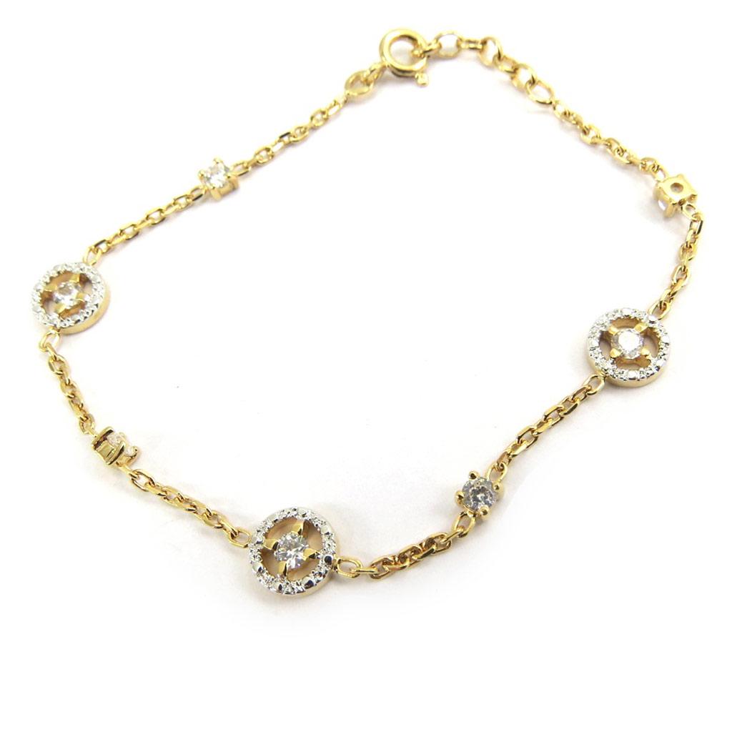 Altesse [G2464] - Gold Plated Bracelet 'Goddess'