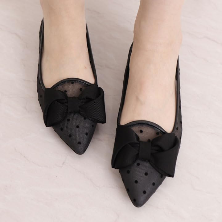 Low heel flat 1cm made in 108110600006 [Diana] shoes, heel, Japan, black, 21.0cm,