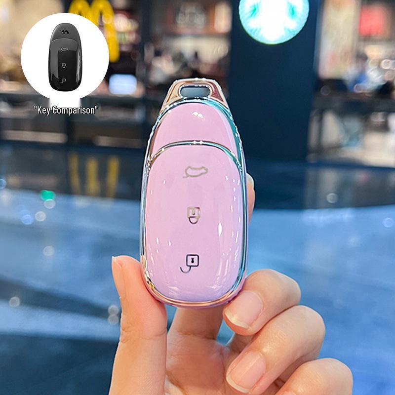 High-End Full-Coverage Car Key Cases & Buckles for 2020-2021 Li Auto ONE Models