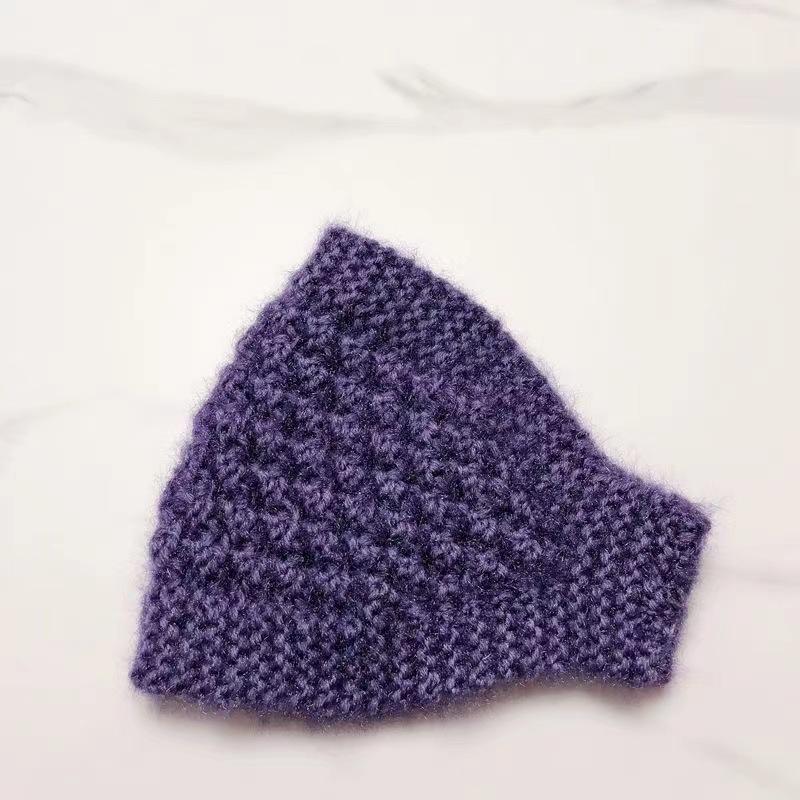Headband Autumn Winter Beanie Hat Headwear Hair Accessories Knitted Hat Thickened Soft Lady Women Girl Cap Outdoor Sports