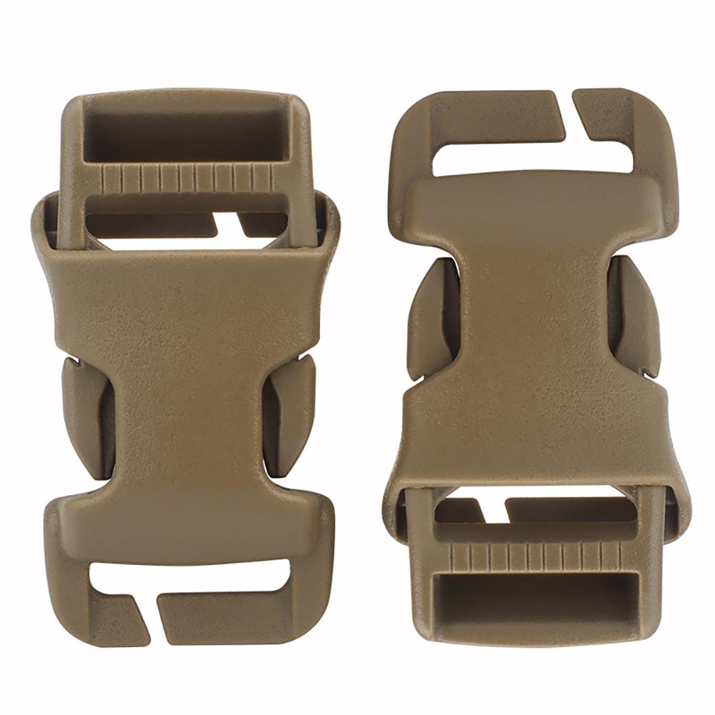 2pcs/set Side Release Buckle With Buckles, 0.98inch Quick Attachment Surface Mount, Modular Attachment Point Buckle Kit For Chest Rig Combat Vest Gear