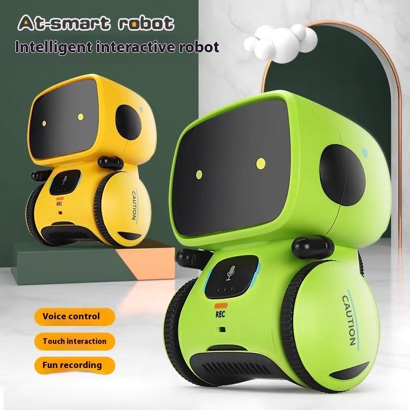 Robot AI Inteligentný Hlasový Chat Elektronický Domáci Maznáčik Roztomilý Interaktívny Robot Elektrická Hračka Dotykové Snímanie Hlasový Dialóg Prispôsobené Darčeky