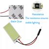 COB Panel Light With Resistance 16/24/36/48LEDs Decorative Automotive Lights Lamps White Roof Cool Blue Cars Ice Car 12V For Kit