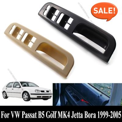 RHD Black Window Switch Control Panel Trim For VW Passat B5 Golf MK4 Jetta Bora 1999-2005 3B2867172 Aftermarket Replace