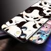 Cartoon Animals Cute Phone Case For Apple iPhone 17 16 16E 15 14 13 12 11 Pro Max Plus Black Soft Silicone