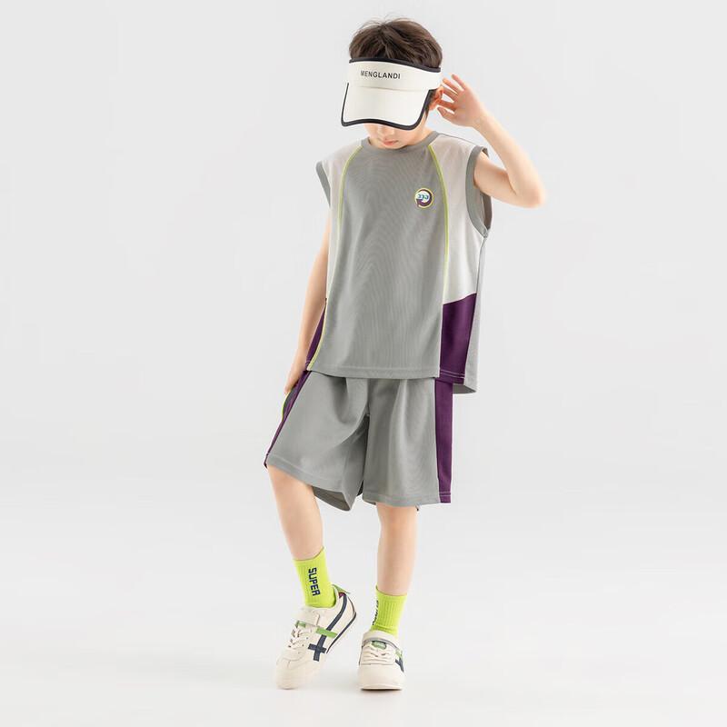 Duoduoja Boys' Summer Mesh Athletic Set