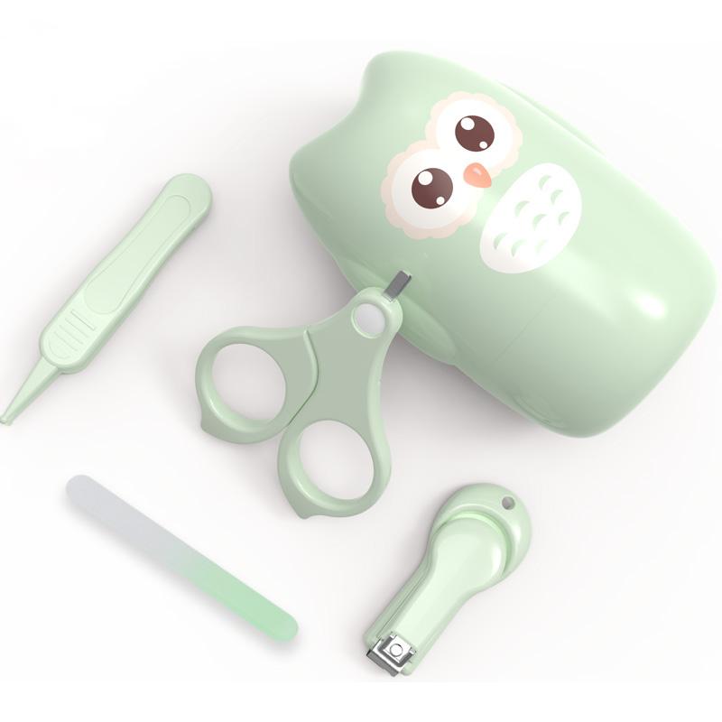 Baby-Pflege-Werkzeug-Set Säuglings-Nagelknipser Kinder Hygiene-Pflege Thermometer Schere Nagelfeile Neugeborenes Baby Maniküre-Set Pflege-Set