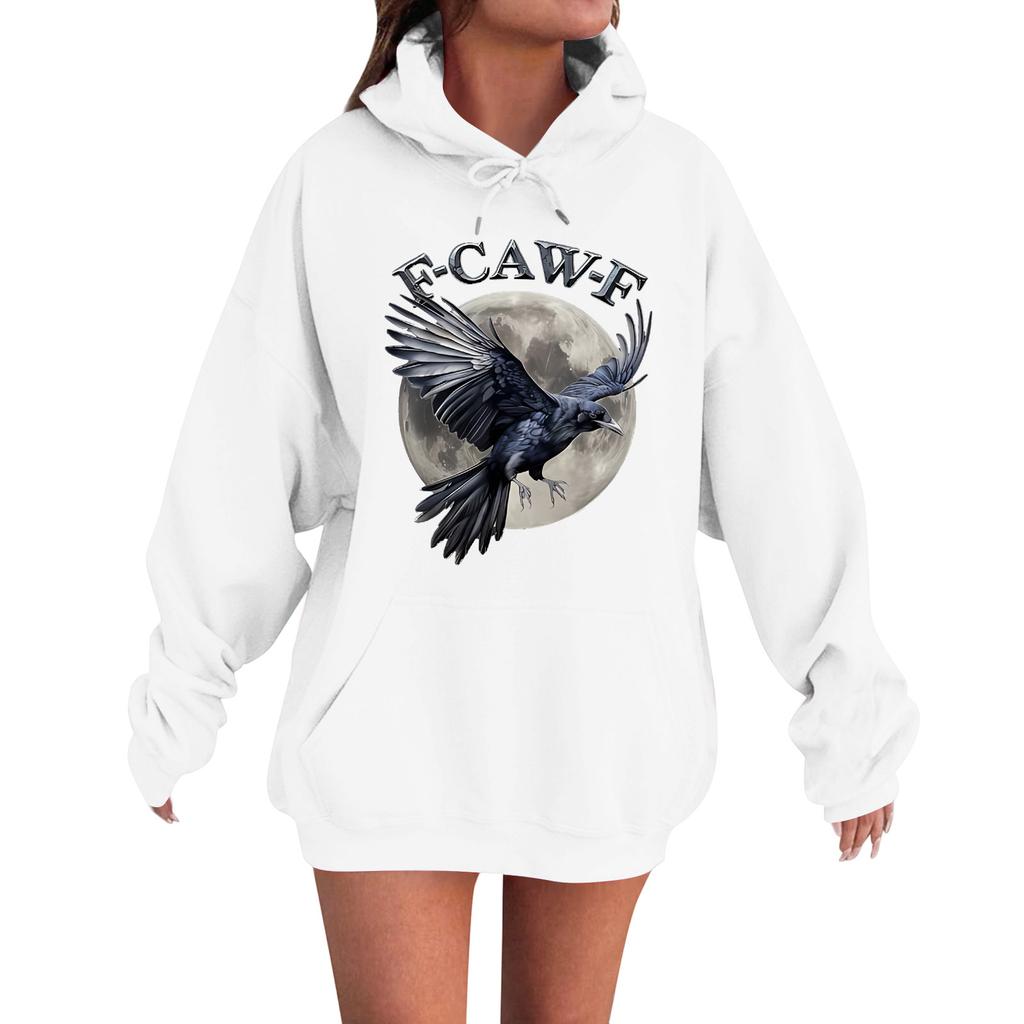 Women's Fashion Casual Long Sleeve Loose Printed Sweatshirt