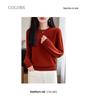 Dicker Damen-Wollstrickpullover: Herbst/Winter, Vielseitiger Pullover mit Rundhalsausschnitt