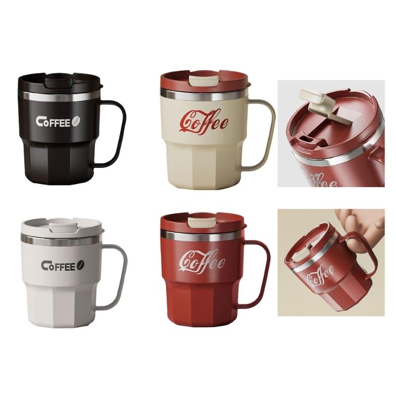 Double Wall Insulated Stainless Steel Coffee Cup Keep Beverages Warm Ideal for Students Office and Outdoor Use