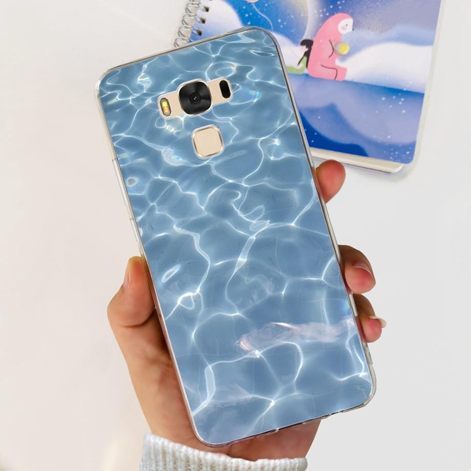 For ASUS ZenFone 3 Max ZC553KL Back Cover Case Soft Clear Silicone Shockproof Protection Funda Coque On ASUS ZC553KL Capas