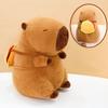 New Hamburger Backpack Kapibara Capybara Doll Plush Toy Capybara Doll Gift for Girls