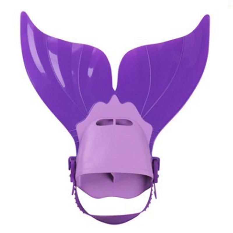 Aletas de sirena para natación y buceo, apnea, braza, silicona antideslizante, entrenamiento de buceo profesional para adultos y niños