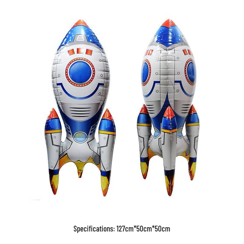 Cartoon Astronaut Balloons: Space-Themed Birthday Party Decorations for Boys