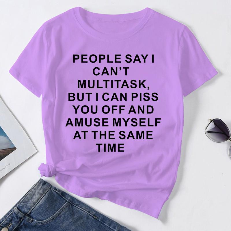 Women T Shirts,"Piss You Off" Tee, Cute Shirts for Fashion Casual Wear