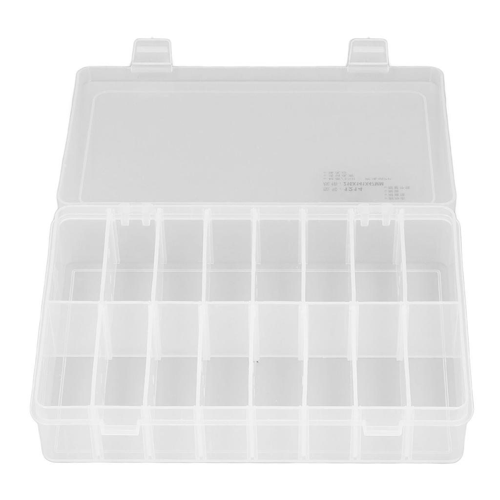 16 Compartment Parts Box Transparent 16 Grids PP Plastic Jewelry Organizer Container Storage Box