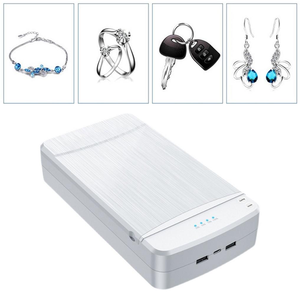 UV Cleaning Box Rechargeable 360 Degree Multifunctional Portable Ultraviolet Box for Nail Art Tools