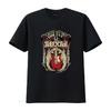 Womens I know it s only rock and roll Round Neck T Shirt vintage Washed Unisex Versatile Slightly homme graphic fashion