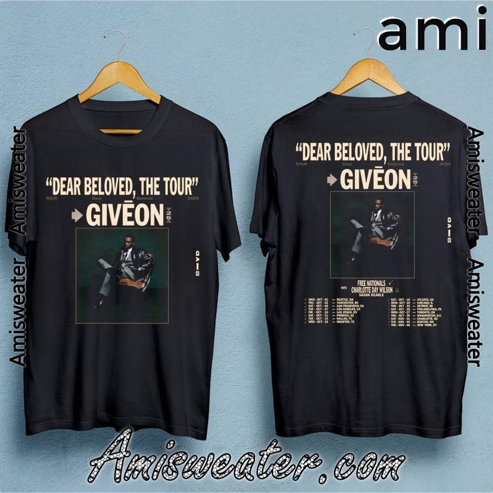 

Giveon Dear Beloved The Tour 2025 T-shirt Unisex T-Shirt XXXXL