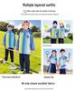 Rainbow Three-Piece Windbreaker Sports Suit for Kids - Autumn/Winter School & Kindergarten Uniform