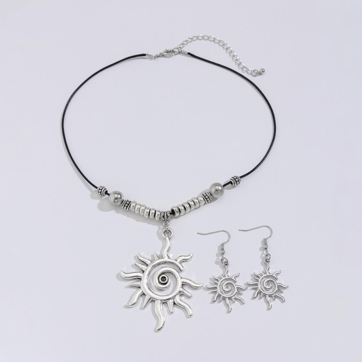 

Аксессуары TEMU Explosive Sun Подвеска Ожерелье Персонализированное Милое и Преувеличенное Женское Ожерелье