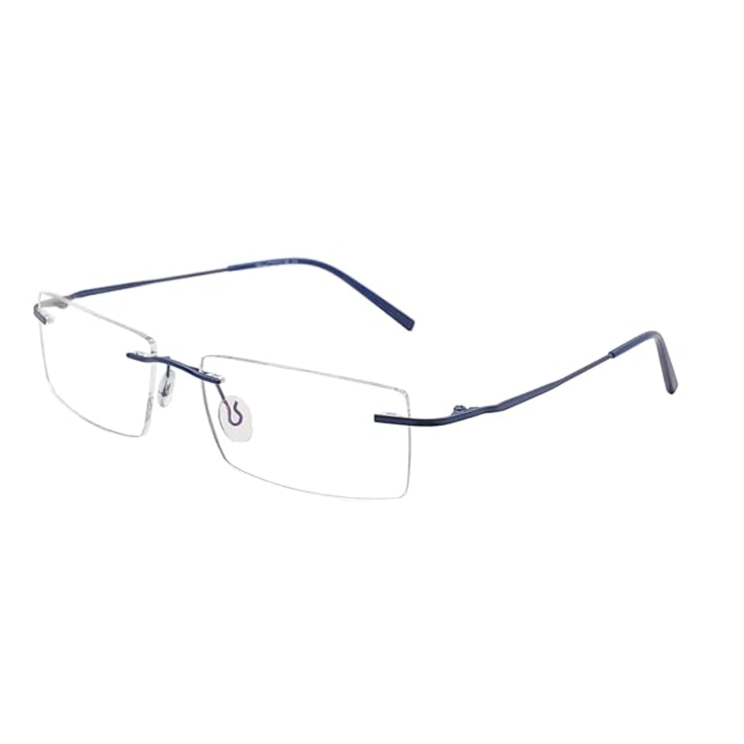 

RSINC Rimless Light weight Spectacle For Men And Women Modern Square Sunfire 7002 53-18-136 Blue Blue OD Foldable A3 4P-P4TO-56YW