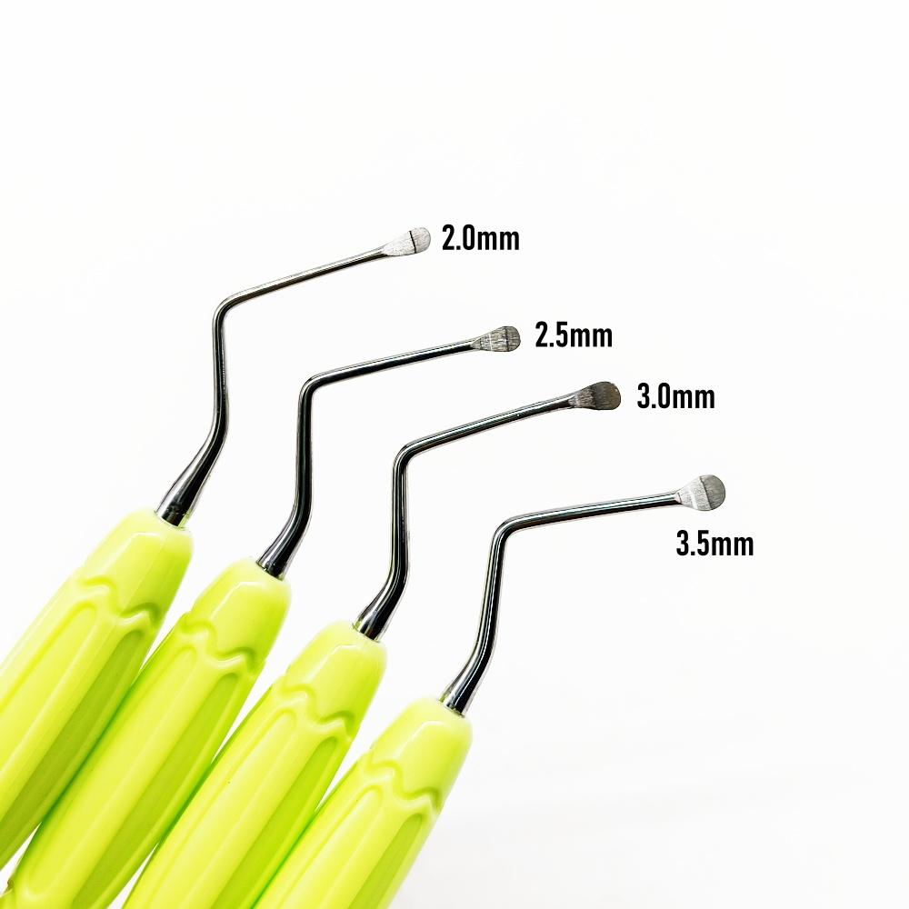 High Quality Handle Dental Scaler Spoon Tooth Cleaning Excavator Restorative Instruments Spoon Tool High Quality Long Tip