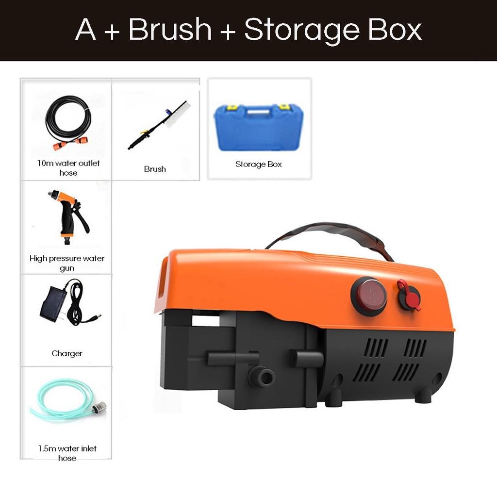 Household Portable High Pressure Electric Car Wash Washer 6L / Min 12V 24v Car Washer Washing Machine 80w