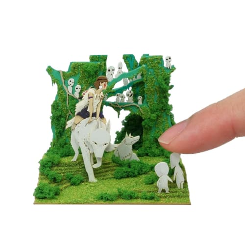 OJOP Sankei Studio Ghibli Mini Princess Mononoke Forest of Spirits Paper Craft MP07-138