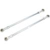 1 Pair 295mm 8mm Steering Tie Rod Kit Fit for Go Kart ATV Racing Cart Steel Alloy High Strength Long Lasting Go Kart Steering Tie Rod Tie Rod End