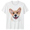 Watercolor Corgi Dog TShirt Corgi Dog Lovers Birthday Gift For Him And Her