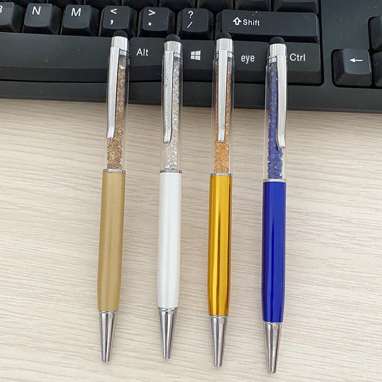 Sailai Crystal Diamond Metal Ballpoint Pen - Twist Design with Customizable Logo Option