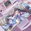 Anime Cute Columbina Mousepad Non-slip Rubber Gaming Genshin Impact Mouse Pad Keyboard Mat Computer PC Laptop Pad XXL Desk Mat