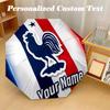 8 Rib Auto Folding Umbrella France National Football Team Print Custom Name Text Portable Rain Gear