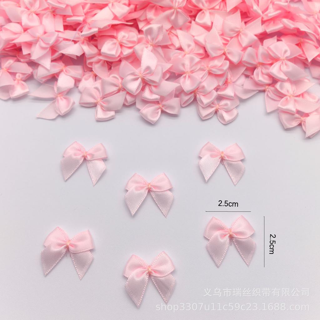 Bekleidungszubehör DIY Handgemacht Fadengebundenes Band Wickeln Mini Kleine Schleife Unterwäschezubehör