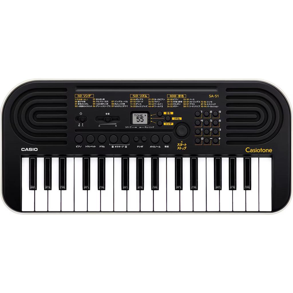 Casio SA-51 32-Key Mini Portable Keyboard Black Casiotone Japanese New