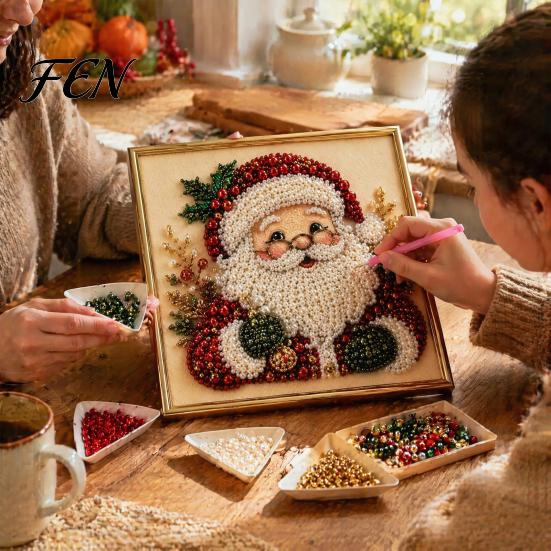 Nicht gruselige Halloween-Deko-Projekte, Perlenmalset, Süßer Geist 3D-Kunst-DIY, Gemütliches Herbst-Hausdeko-Set für Erwachsene, Weihnachtsbasteln Festlich