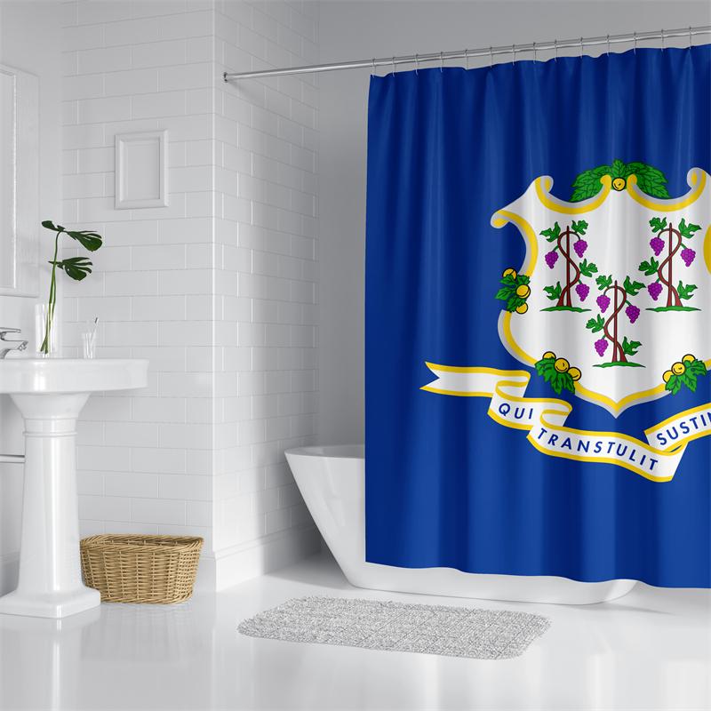 

Aertemisi Connecticut Shower Curtain Set With Grommets And Hooks For Bathroom Decor W60H190(CM)-1 Pcs