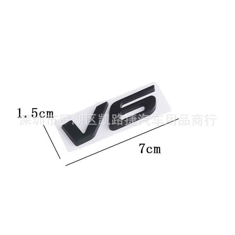 Suitable for S Sport Metal Logo Edge Mondeo Explorer V6 Modified Fender Rear Sticker