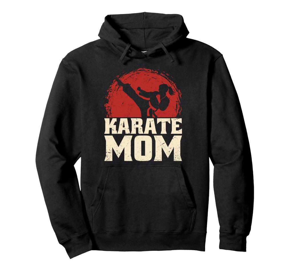 Karate martial arts Taekwondo Hoodie mom, instructor, lover.