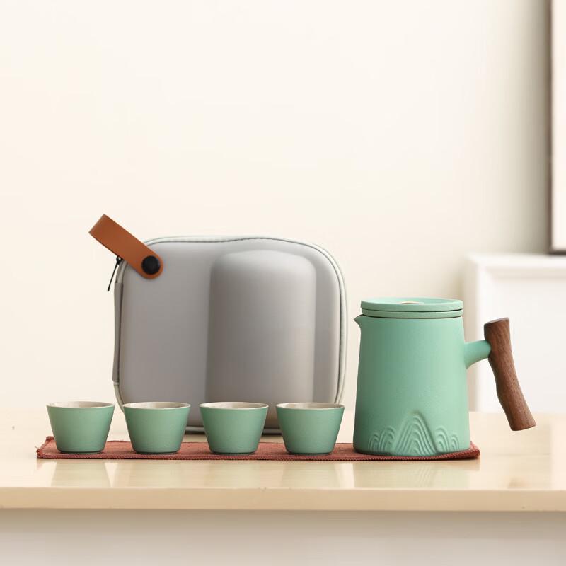 Woding Ceramic Travel Mini Tea Set