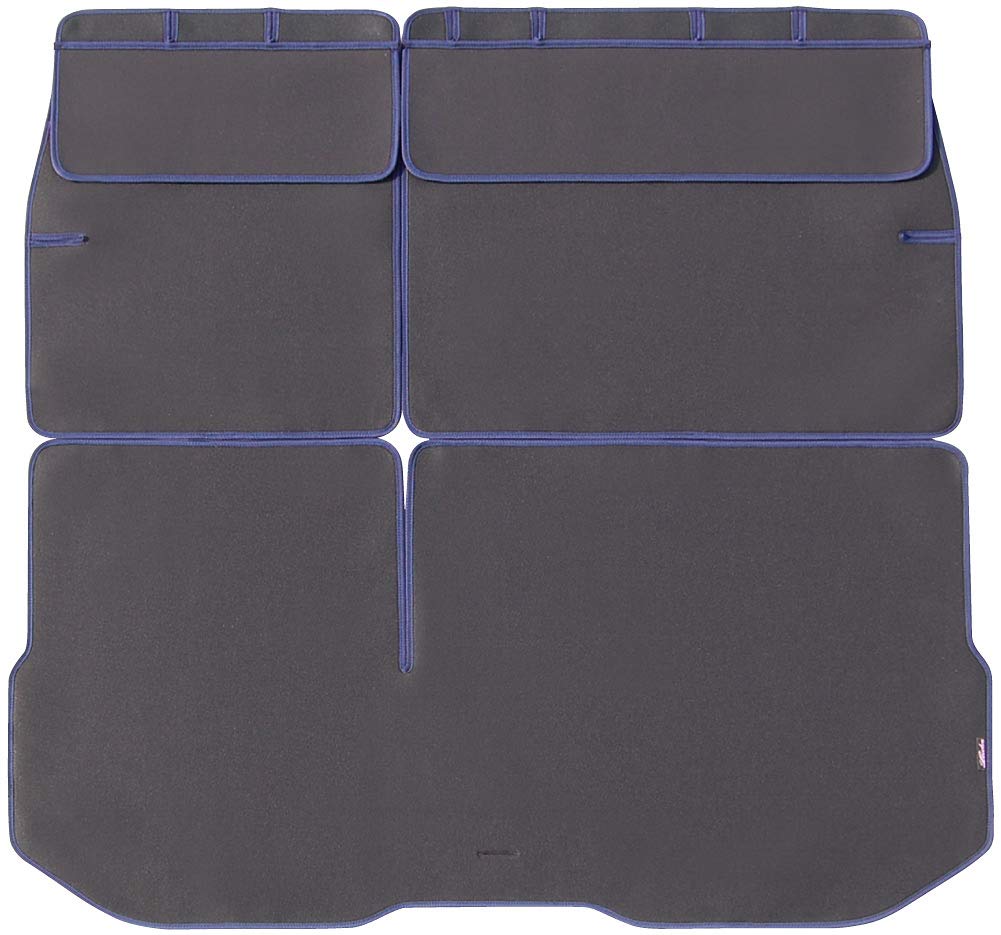 Levolva Luggage Cover Waterproof and Luggage Mat for Nissan Elgrand E52 Series Trunk Trunk Floor Accessory - Stain-Resistant [Nissan Seat, Mat, Mat,