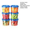 Food Storage Containers Stackable Sealed Storage Box with Twist Top Cover BPA-Free Moisture-proof Sealed Jars Kitchen Organizer