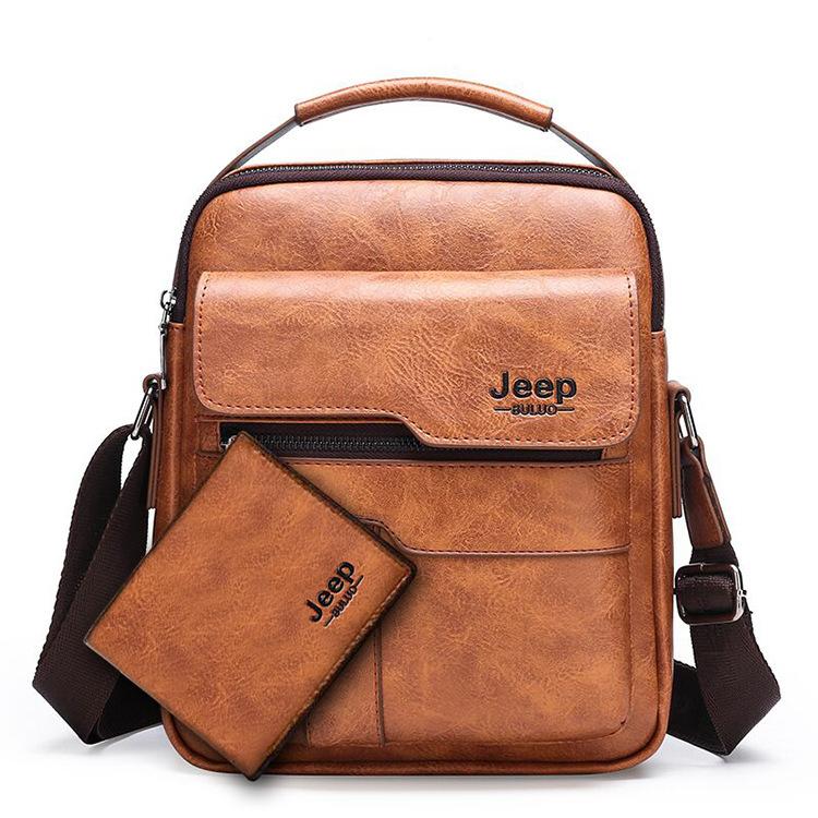 Shoulder Bag Men's Bag Retro Men's Bag Official Messenger Bag Large Capacity New Casual Bag Trendy Handbag